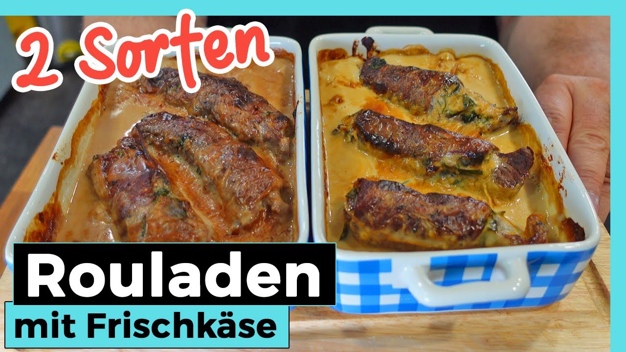 Rouladen mal anders: Frischkäse-Füllung für saftige Rouladen! 😋