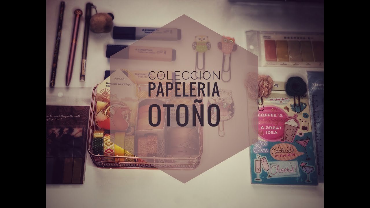 🍂 🍁Mi Coleccion de PAPELERIA - OTOÑO 🍂 🍁