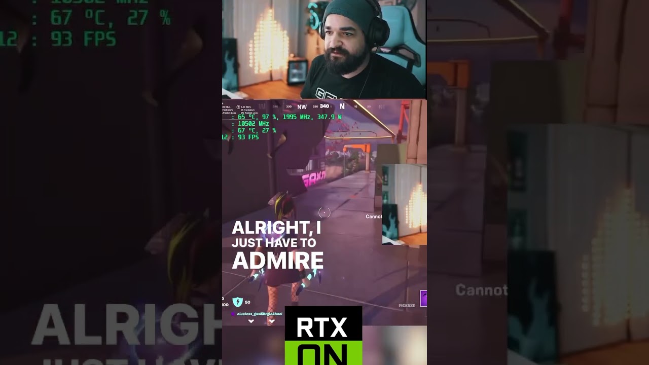 NEW FORTNITE GRAPHICS ARE INSANE! #gaming #fortnite #rtx #fortniteclips #fortniteclips #shorts