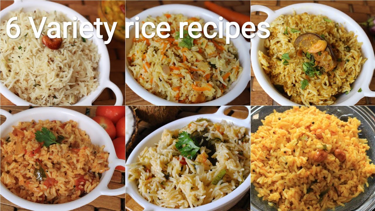 6 Variety rice recipes - Lunch box recipes - Variety rice - Rice recipes - Lunch recipes