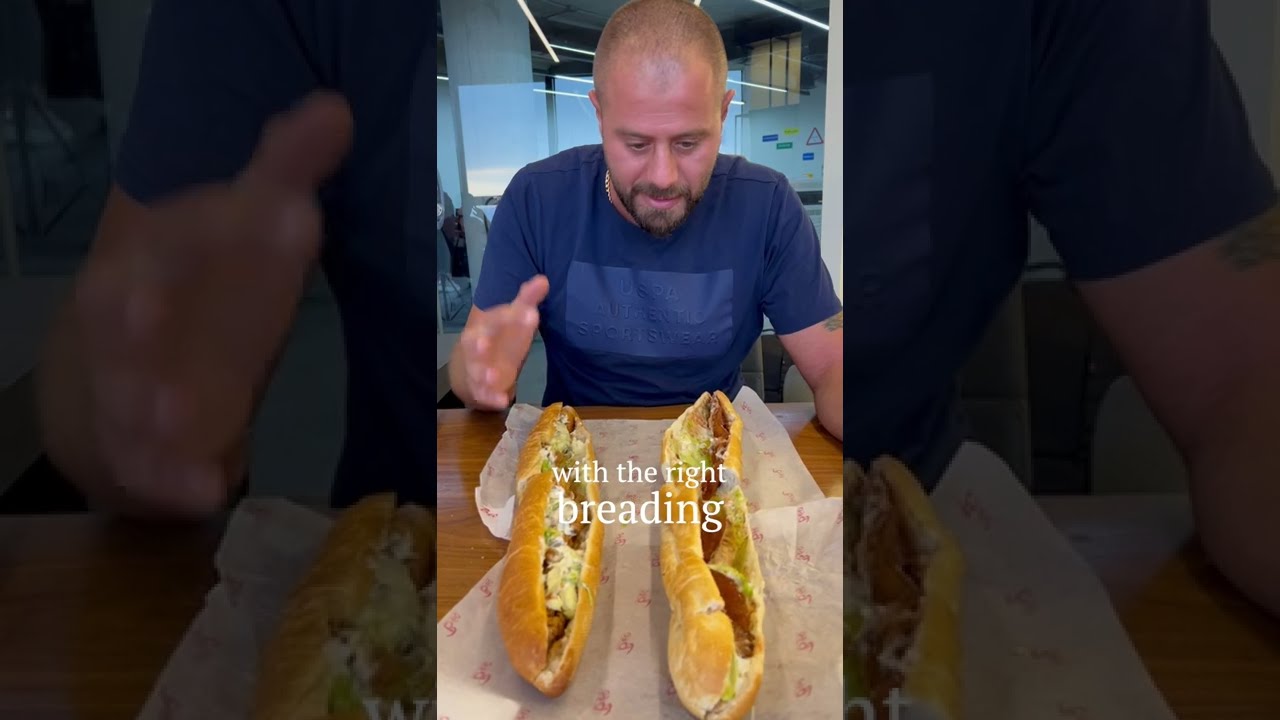 Comparing the longest crispy chicken sandwiches between 2 restaurants 😍