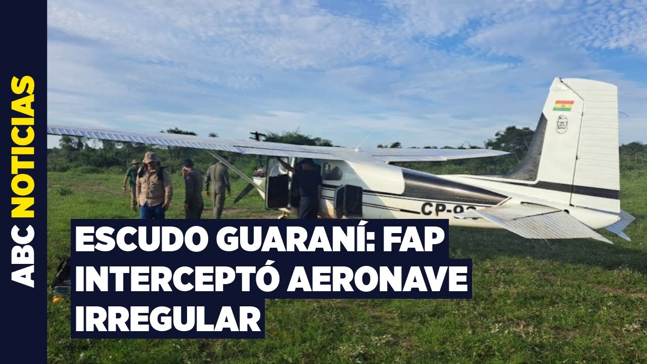 Avión Tucano intercepta y captura avioneta con matrícula boliviana en Concepción