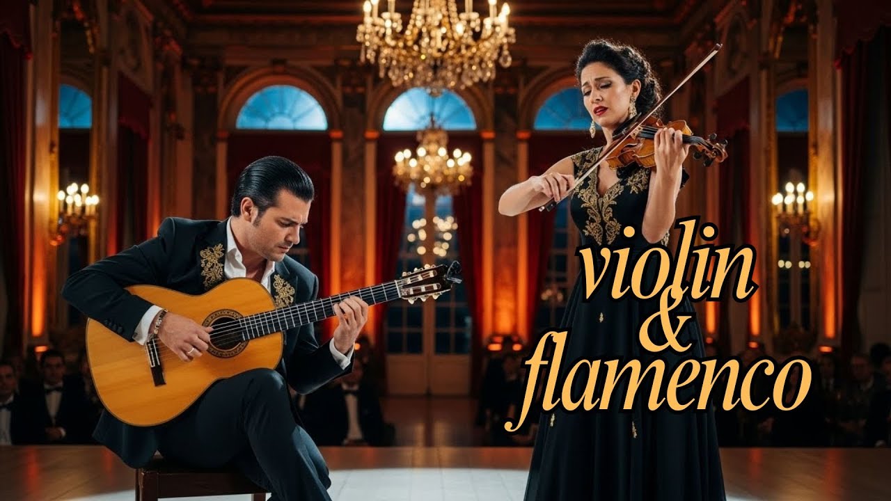 Andalusian Flamenco Violin 🎻 Soft Spanish Strings & Oud Chill Background Music