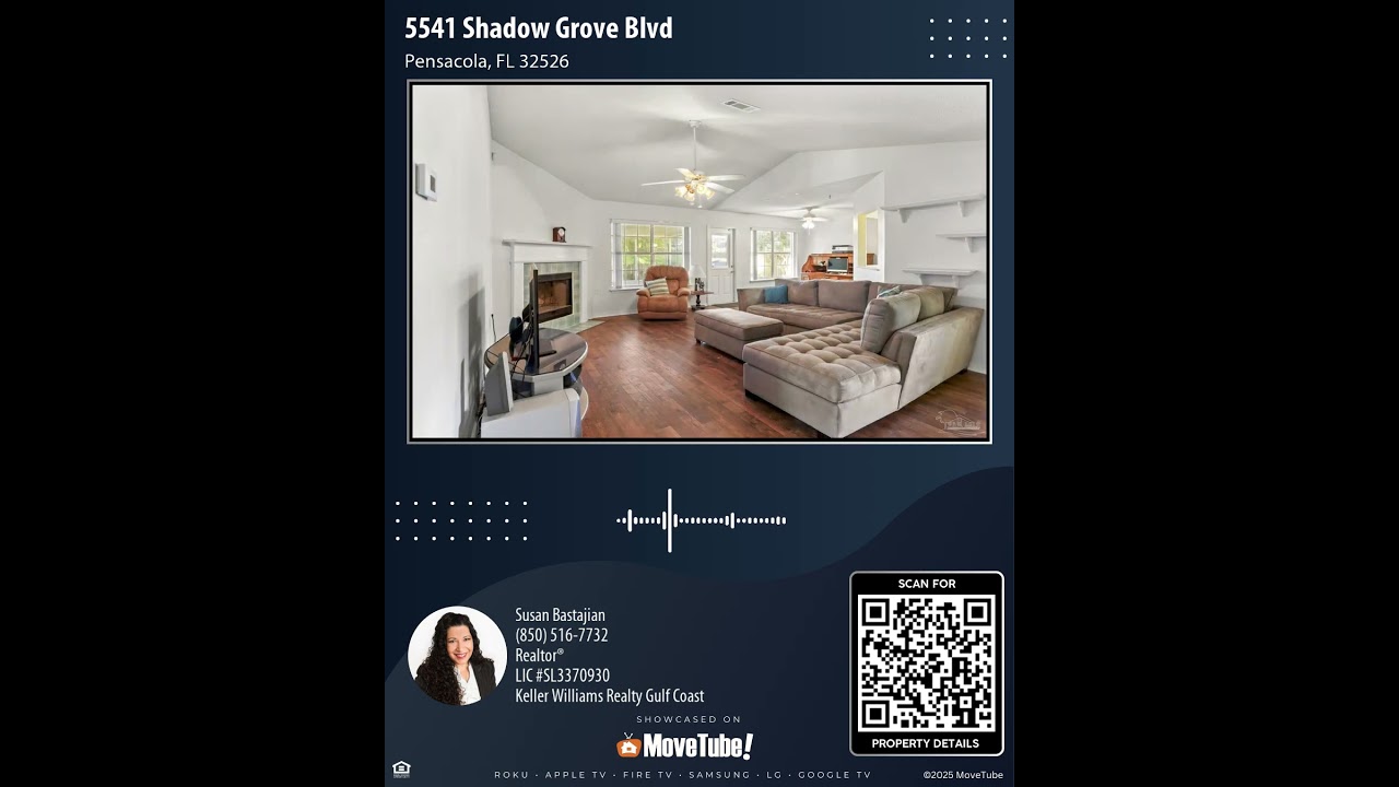 5541 Shadow Grove Blvd, Pensacola, FL 32526 | 3 Bedroom Home For Sale