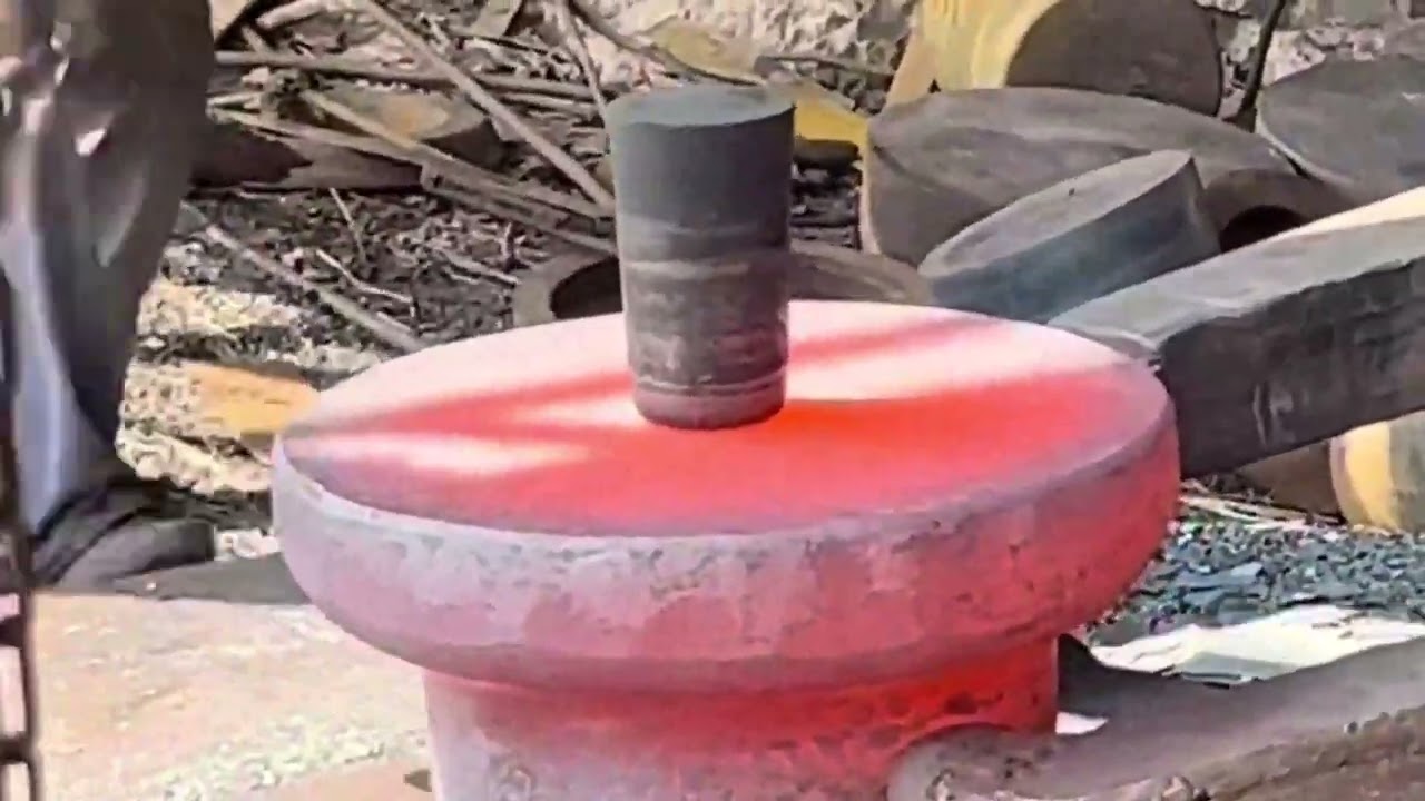 Iron post forging ring drilling process - Modern Forming Technology, Hot forging process