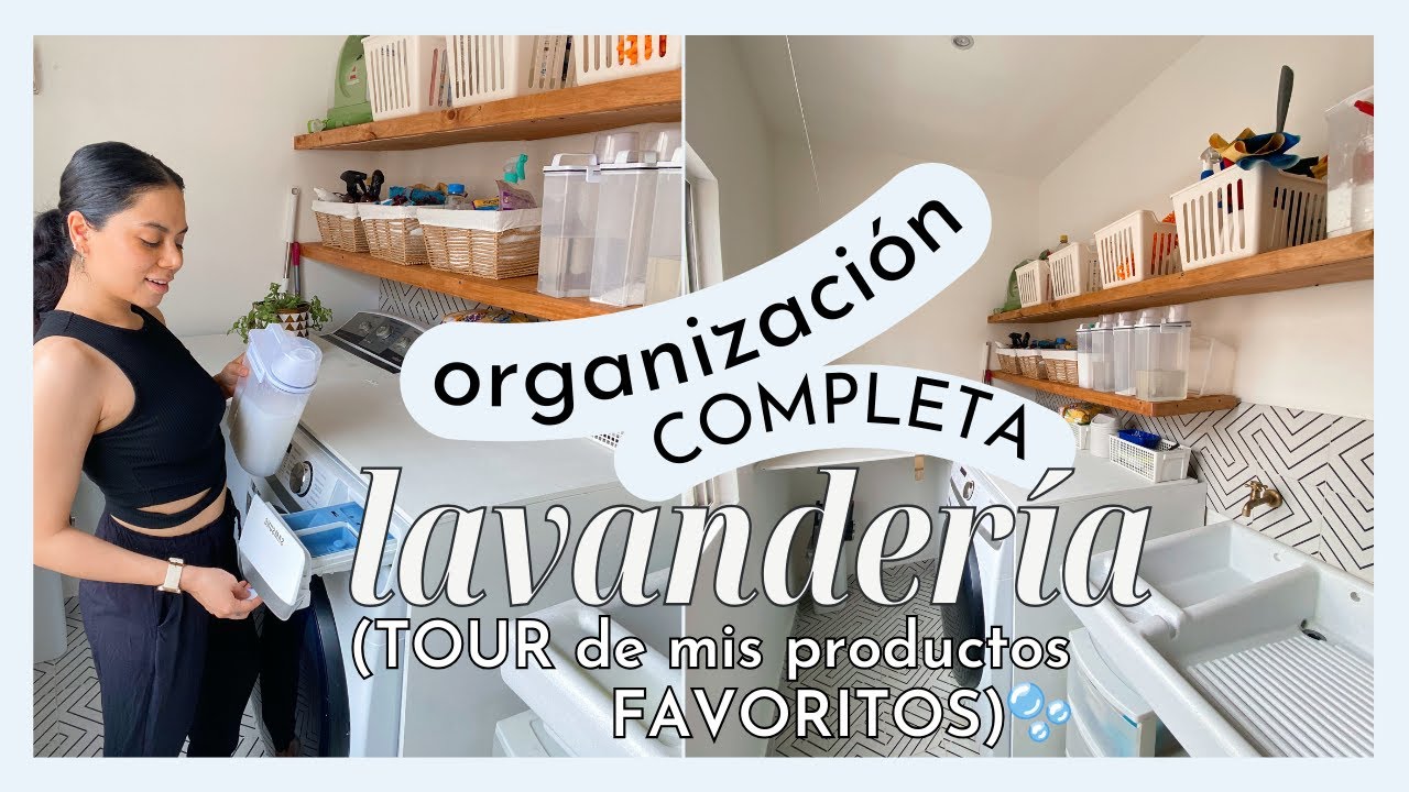 Organización COMPLETA de mi NUEVA lavandería🫧