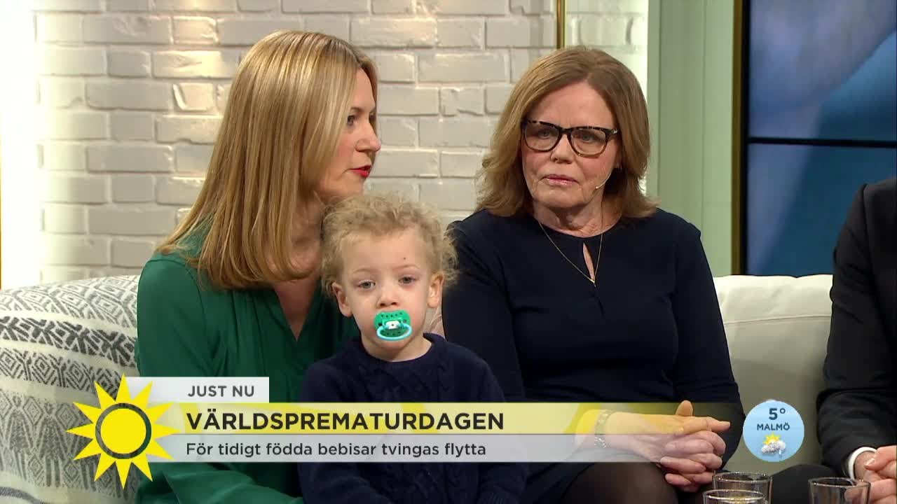 Ruben, 3, föddes för tidigt – "hade tur som fick bra vård" - Nyhetsmorgon (TV4)