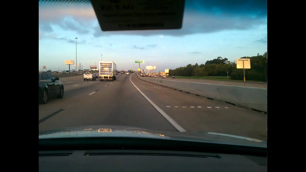 Driving to Work - Houston Timelaps