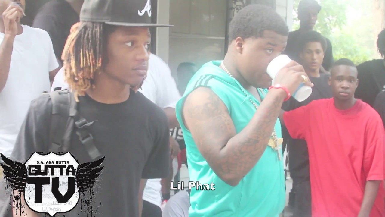 Flashback: Lil Phat Posted In The Hood With 100k Worth Of Jewelry On In South Carolina