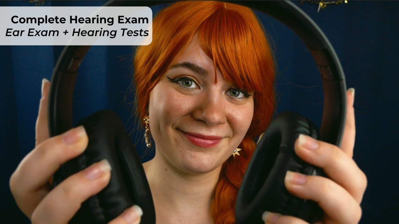 ASMR 👂 Complete Ear & Hearing Exam 🩺 | Otoscope, Beep Test, Tuning Forks | Soft Spoken Medical RP