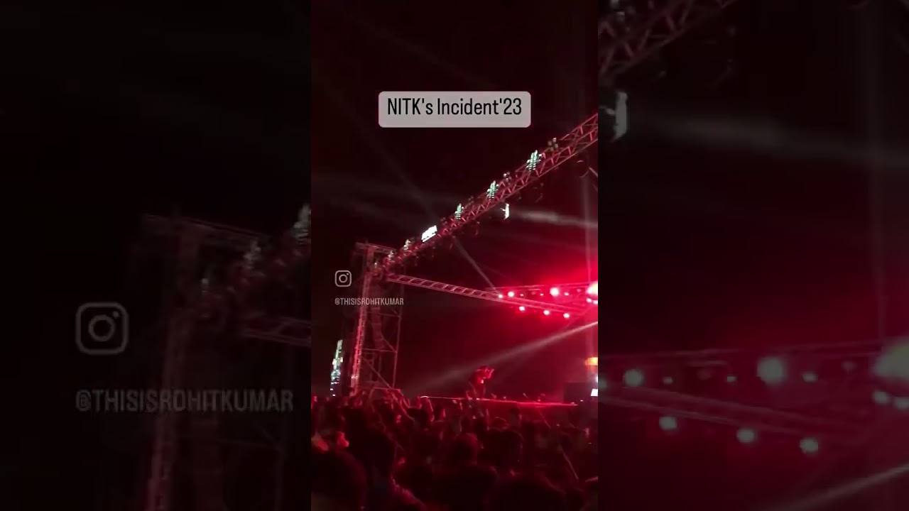 Incident'23 #nitk #culturalfest #sunidhichauhan #mangalore #privatebeach #nimcet2023 #mca #engineer