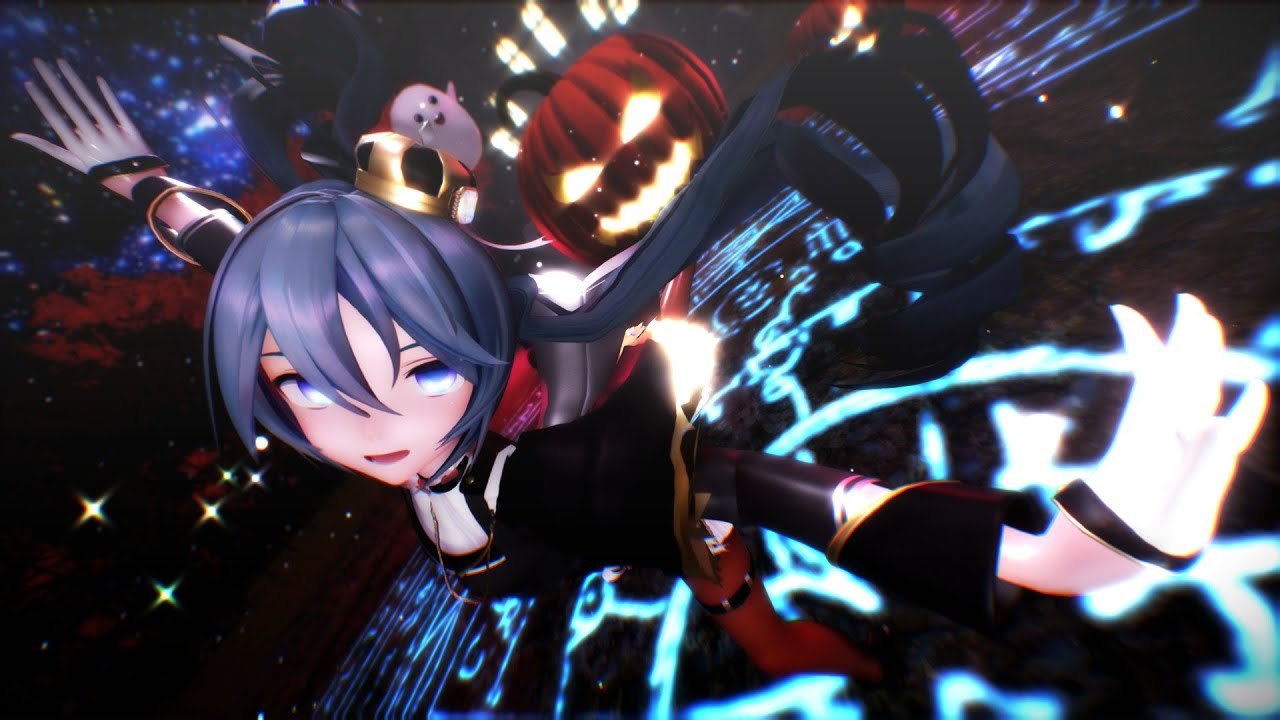 【MMD】YYB式初音ミク Crown Knight ver. - 撥条少女時計【Hatsune Miku】
