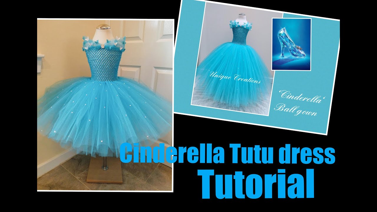 How to make this beautiful Cinderella Tutu Dress/ tutorial/ Follow along/Easy/