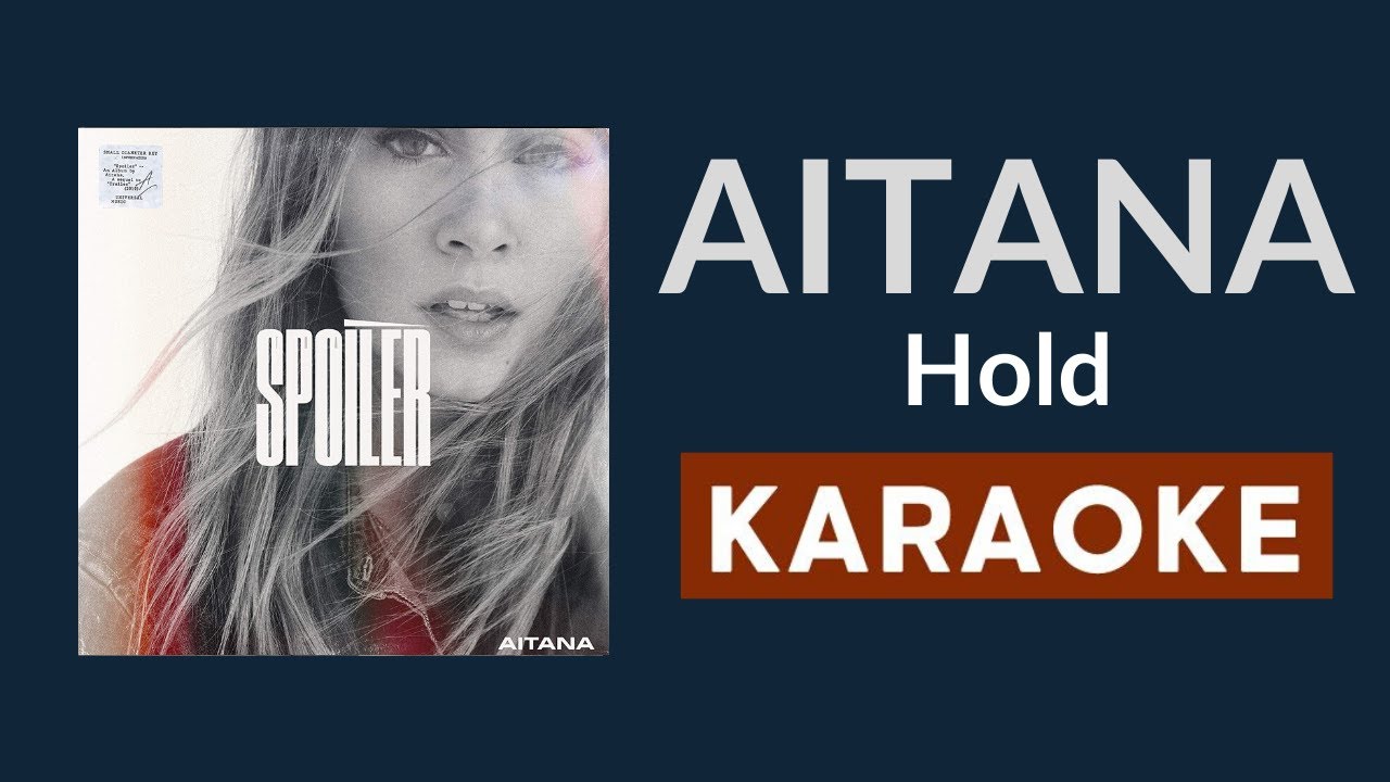 Aitana - Hold (Karaoke - Letra - Instrumental)