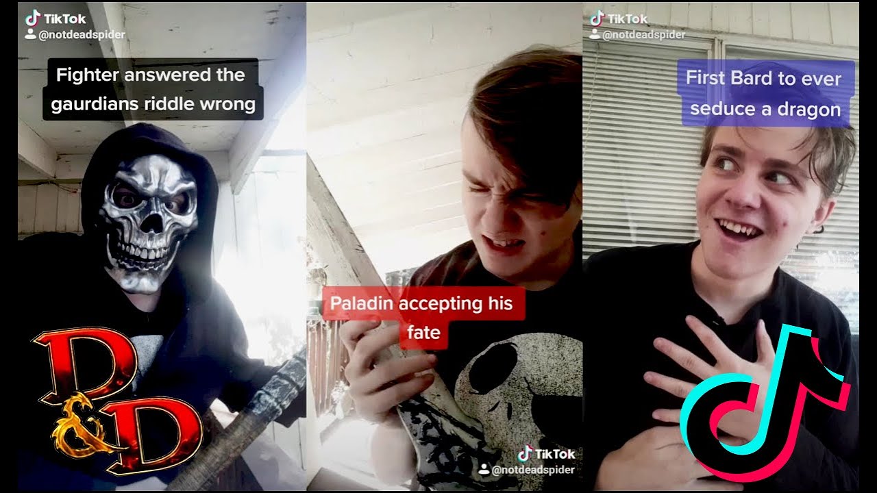 DnD Tik Tok NotDeadSpider Compilation #3
