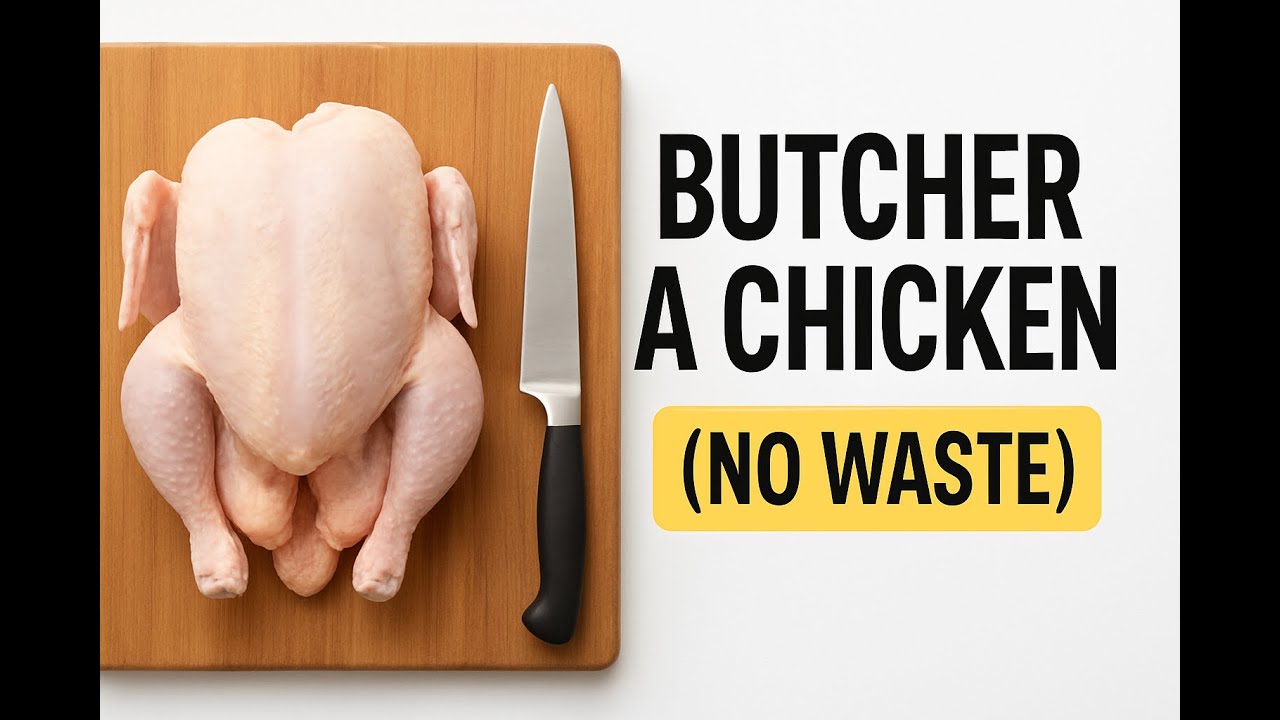 How to Butcher a Whole Chicken | Step-by-Step with Zero Waste