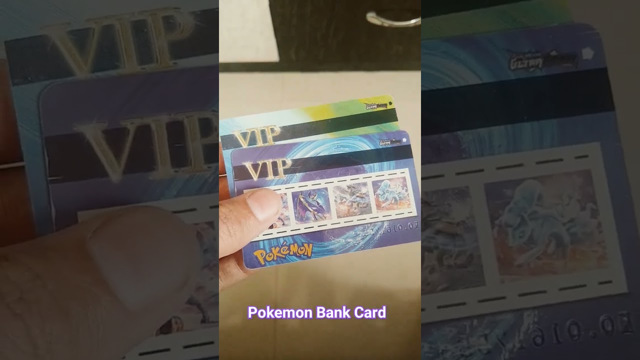 Pokemon Bank Card VIP review #trending #card #viral #pokemon #vip