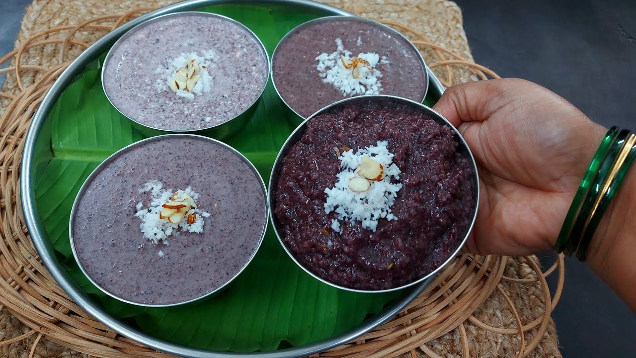 தொப்பை மற்றும் இடுப்பில் உள்ள கொழுப்பை குறைக்க👌கருப்பு கவுனி அரிசி கஞ்சி| karuppu kavuni rice kanji