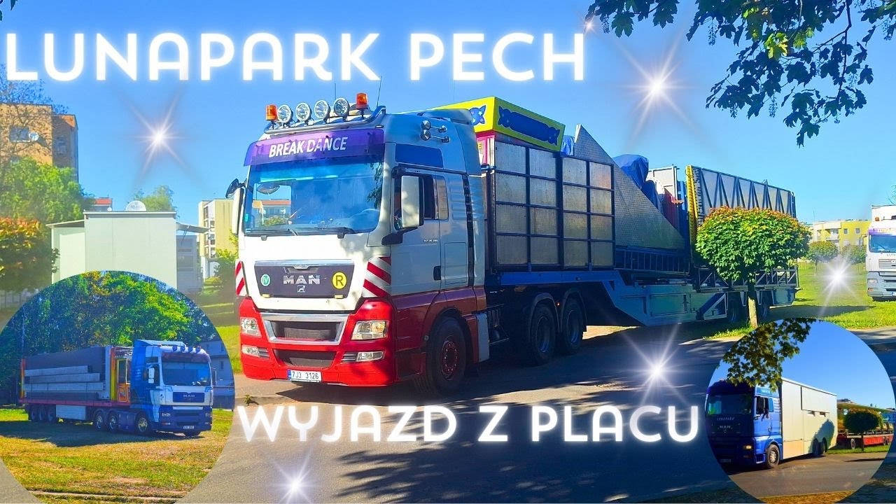 Lunapark Pech - Wyjazd z placu 2024