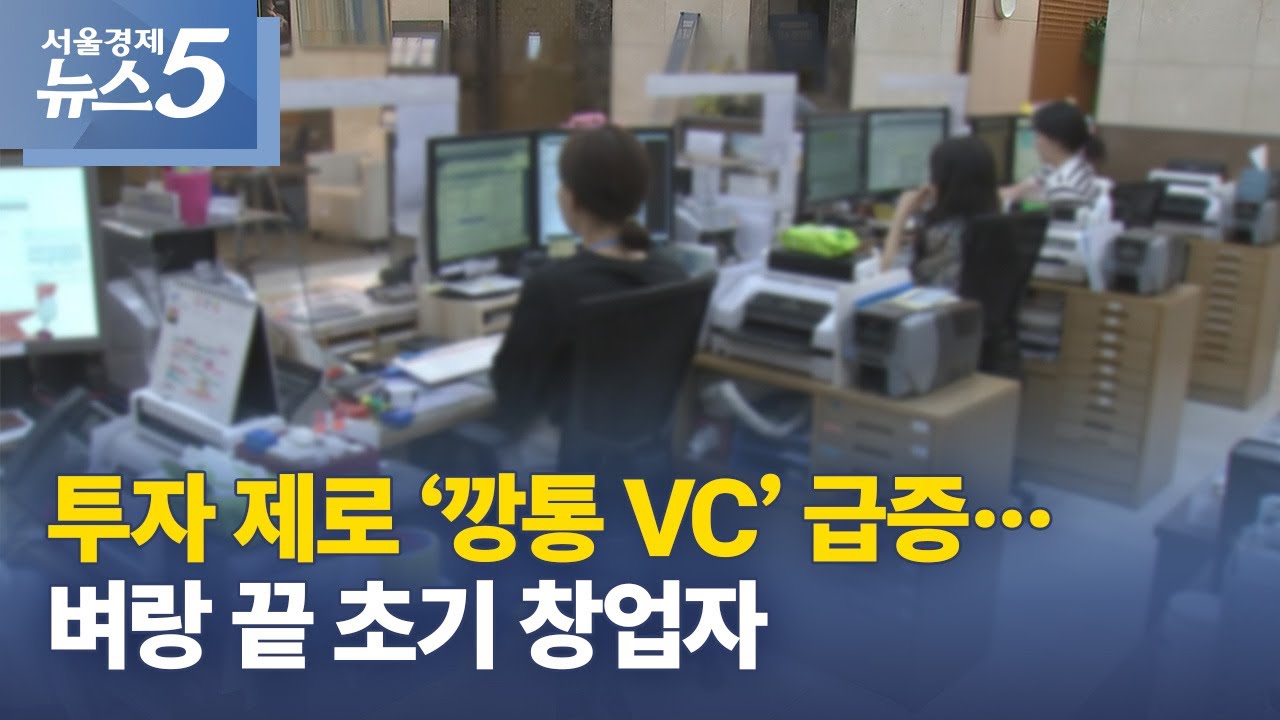 투자 제로 &lsquo;깡통 VC&rsquo; 급증&hellip;벼랑 끝 초기 창업자