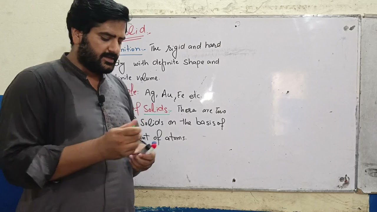 Solids and Its Types//Differnce between Crystalline solids and Amorphous Solids//Class11l//Ch#4//
