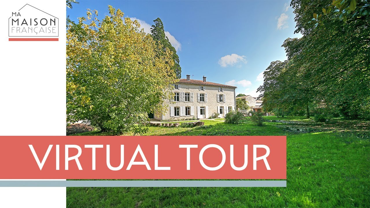 Virtual Tour N390   House, Maison de Maître with gardens & outbuildings, 79170 Périgné