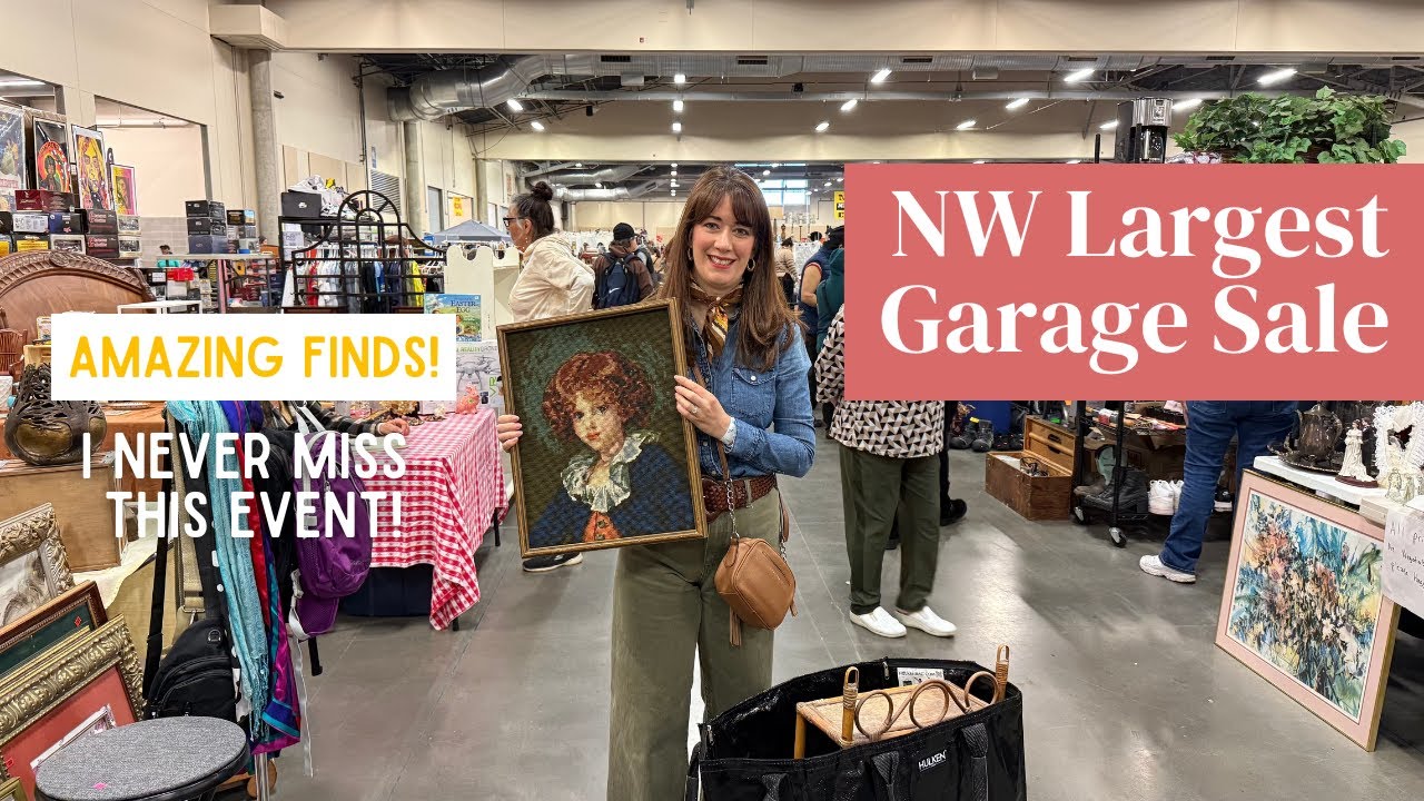 Thrifting the Largest Garage Sale Event | HUGE HAUL | Vintage Reseller