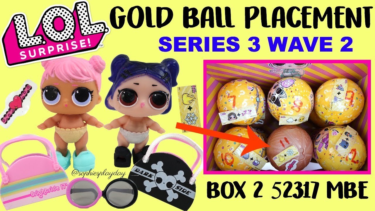 LOL Surprise Confeti Pop Wave 2 Gold Ball Placement TWINS lil Dusk and lil dawn Secret clue Hack