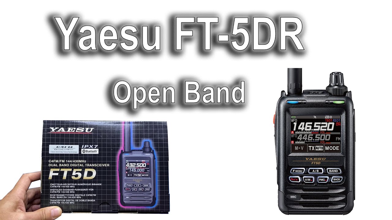 📻 Como abrir de banda Yaesu FT-5D / Mars Mod