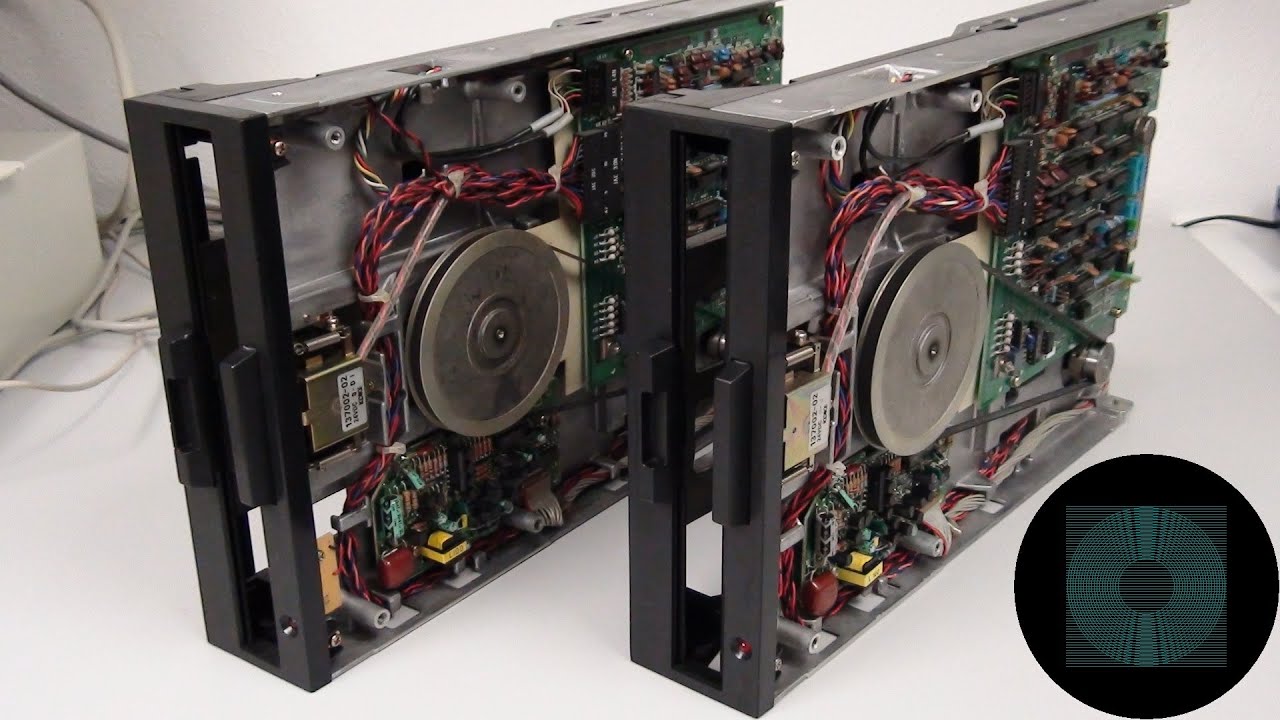 Dual 8 inch floppy drives on a PC