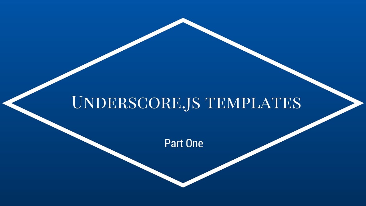 How to Use Underscore.js Templates