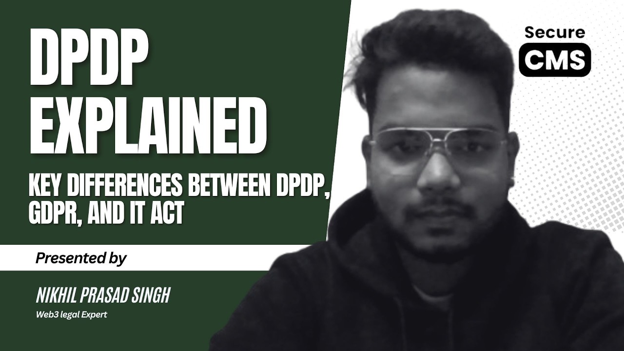 DPDP Explained | Key Differences Between DPDP Act, GDPR & IT Act