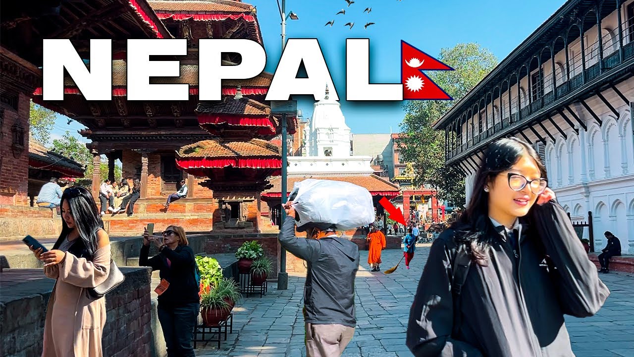 NEPAL🇳🇵: Stunning MORNING VIBES in KATHMANDU's Main City😍 | Calm Walking Tour 2025