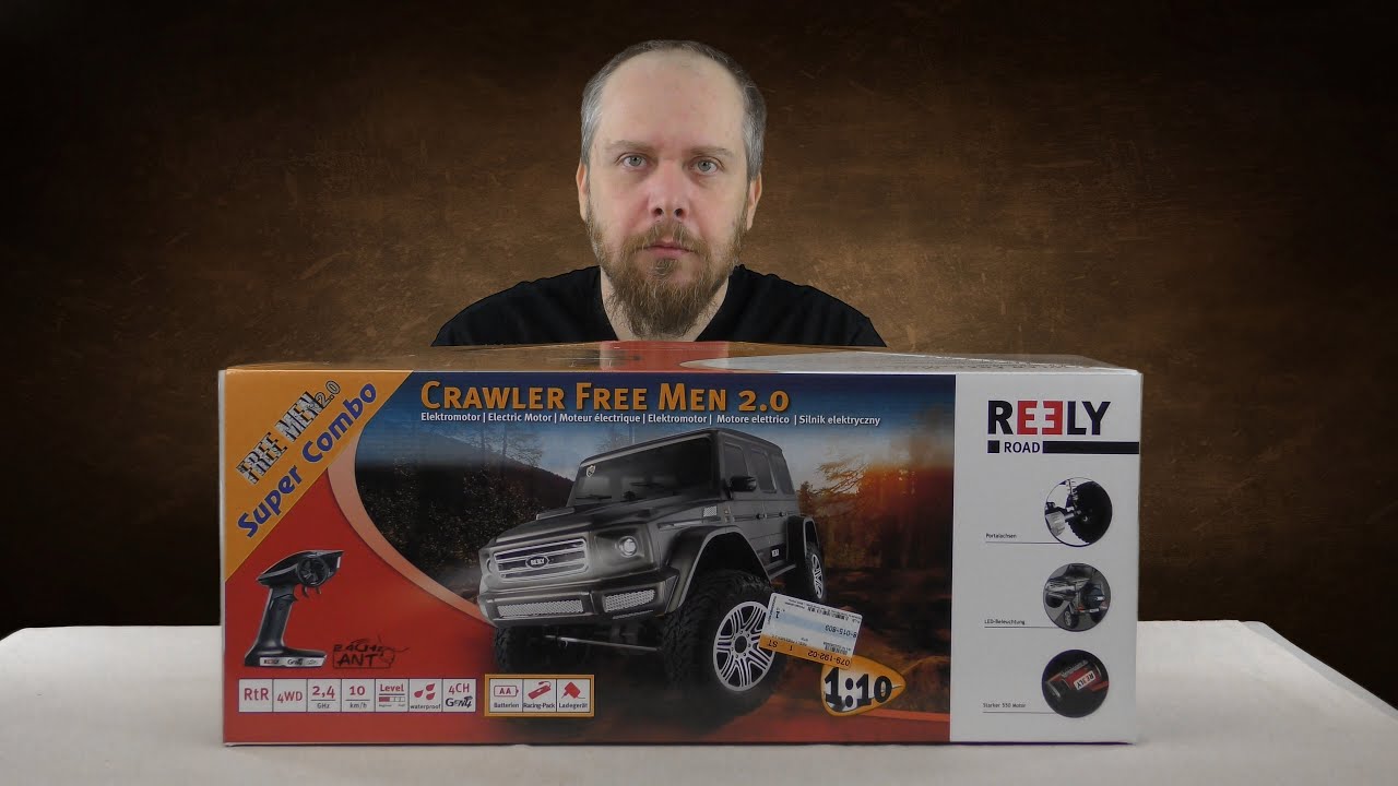 Reely - Freemen 2.0 crawler 1:10 RTR unboxing