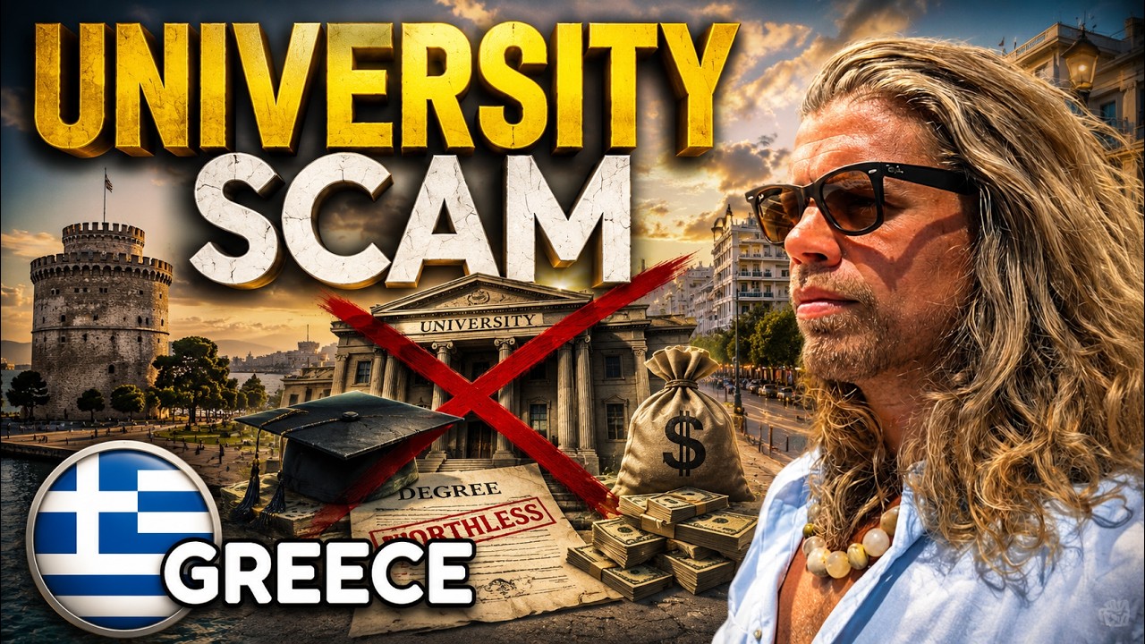 🇬🇷 THESSALONIKI GREECE VLOG: University Stress Scam You can Avoid 100%