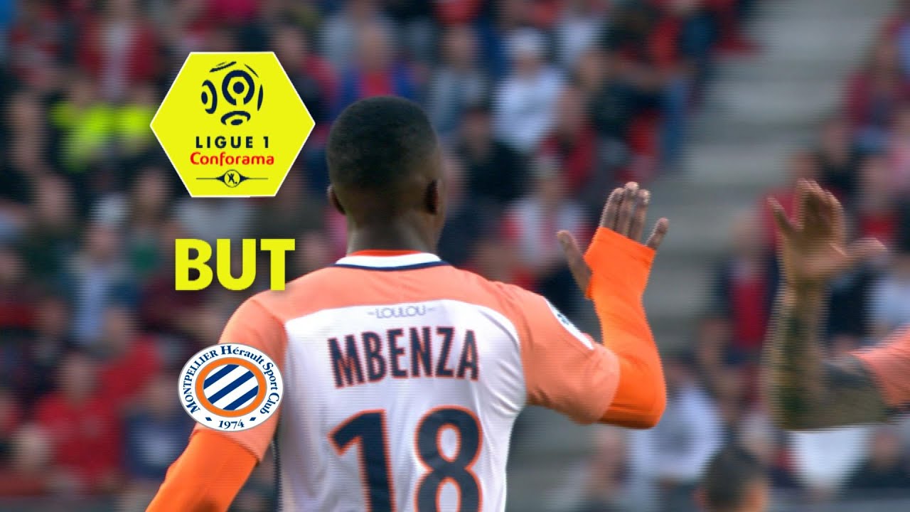 But Isaac MBENZA (17') / Stade Rennais FC - Montpellier H&eacute;rault SC (1-1)  (SRFC-MHSC)/ 2017-18