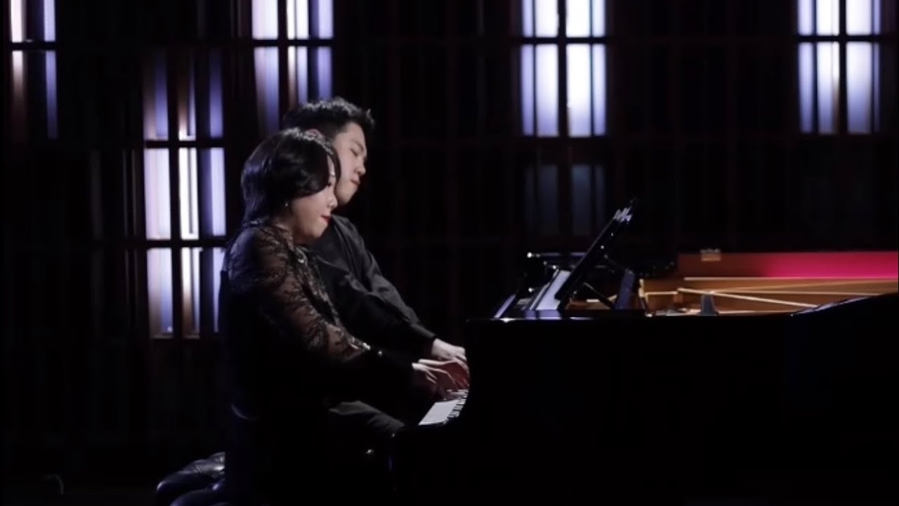 Strauss Jr. - Fledermaus Overture for piano 4 hands (Duo ShinPark)