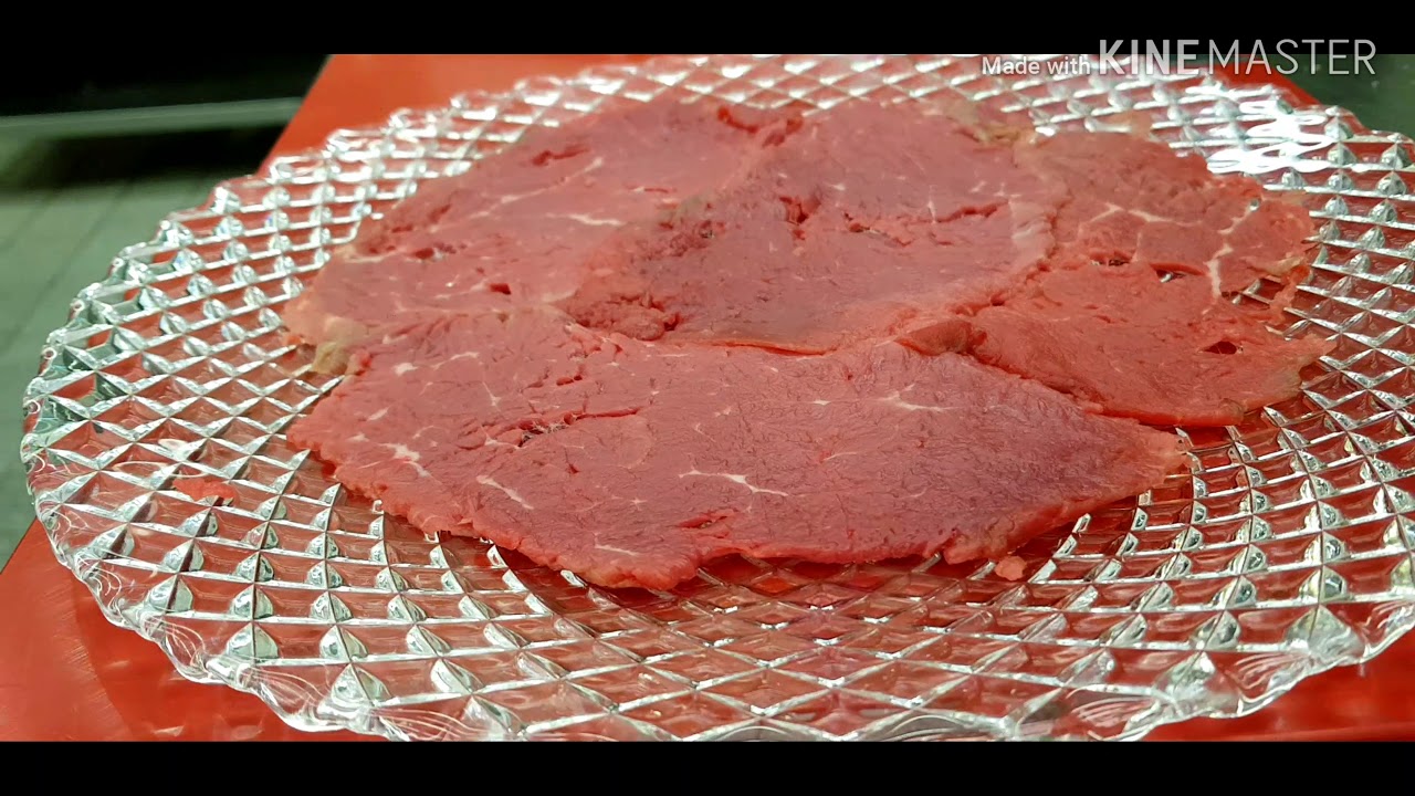 Carpaccio vom Rind/الكرباتشيو الأصلية