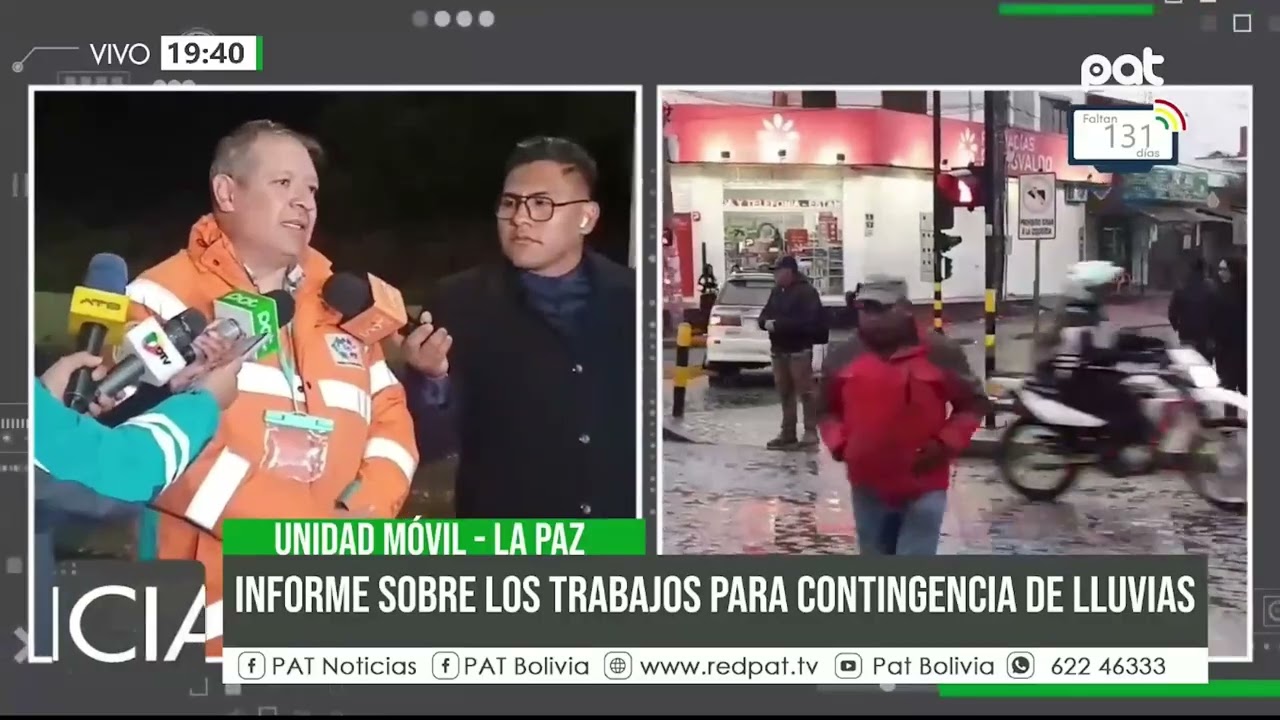 Alerta naranja en La Paz por crecida de ríos
