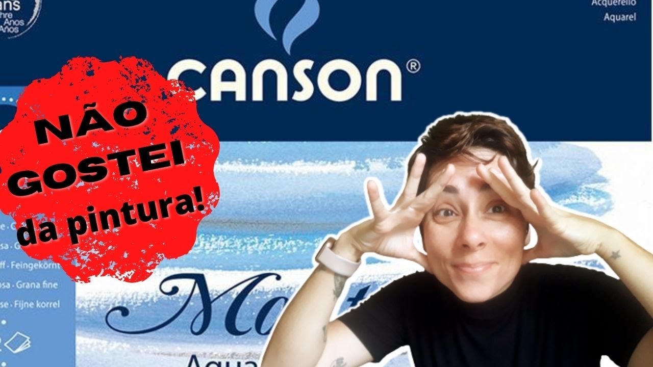 Canson Montval: pintura deu errado!