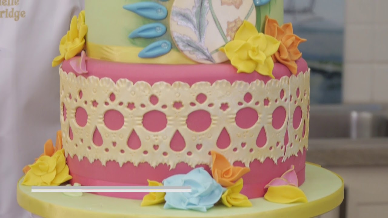 Asian Lace Cake Decorating Tutorial