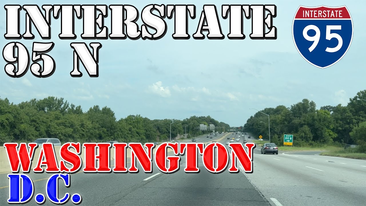 I-95 North - Washington DC to Baltimore Maryland - 4K Highway Drive - 2022