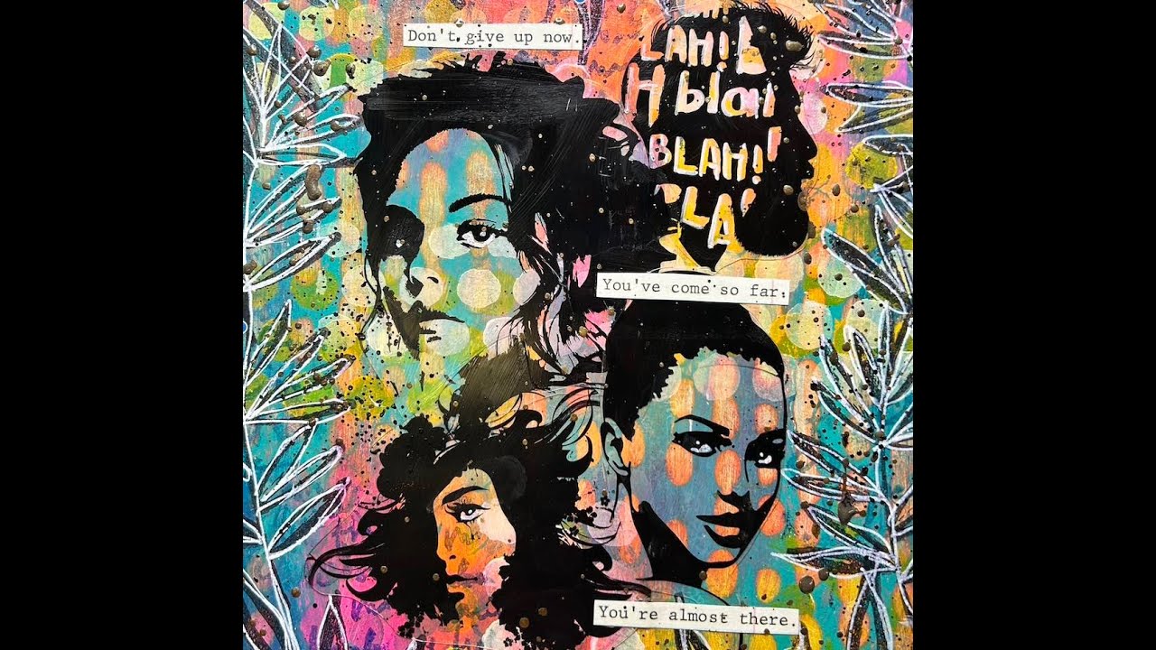 Art Journaling with Niamh: Painting your art journal covers