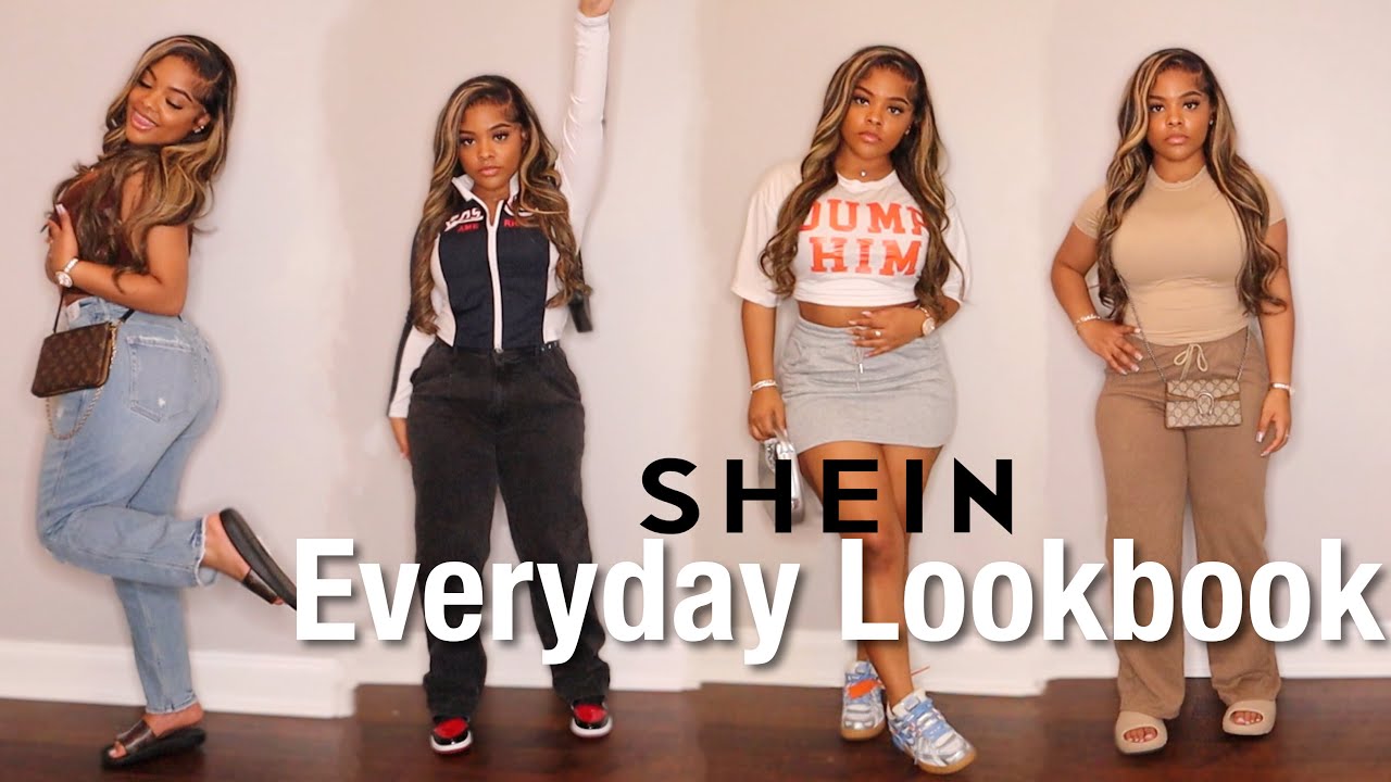 SHEIN EVERYDAY LOOKBOOK 🤍 ( Back to School , Chill Vibes )