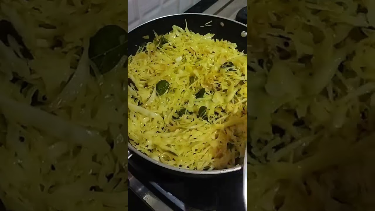 Cabbage Thoran Kerala style