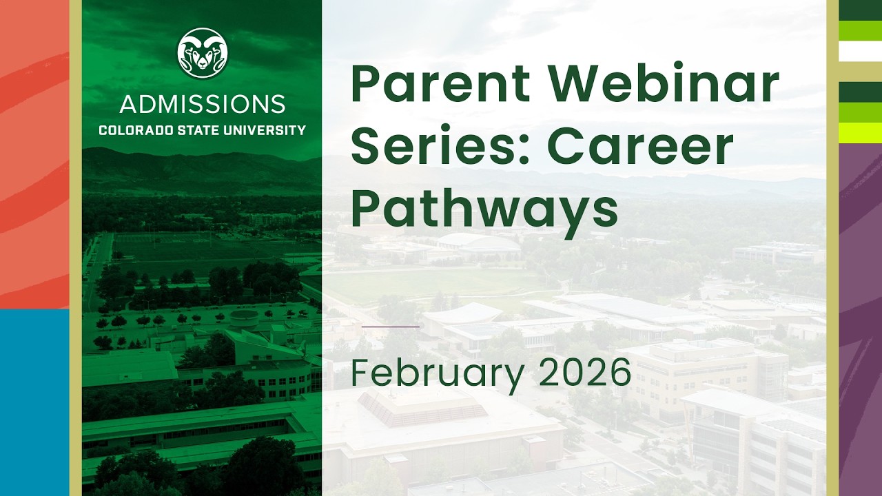 Parent Webinar Series: Career Pathways
