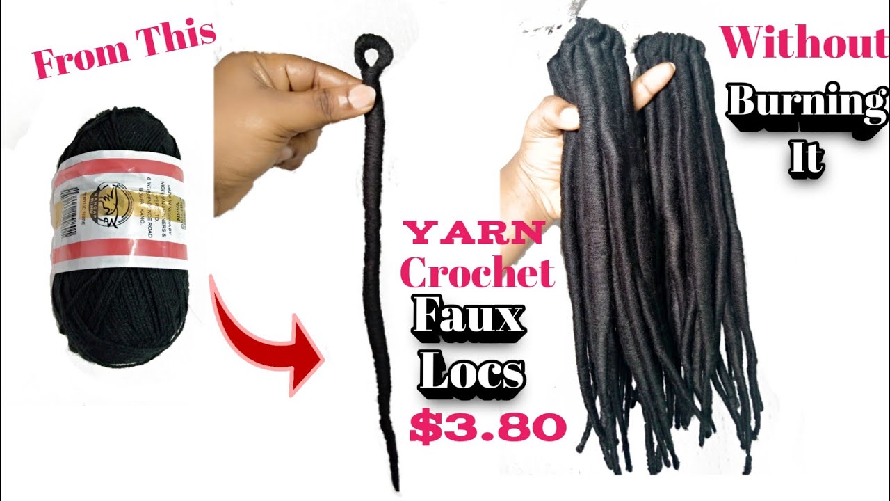 she changed the game again | diy $3.80 faux locs with yarn thread