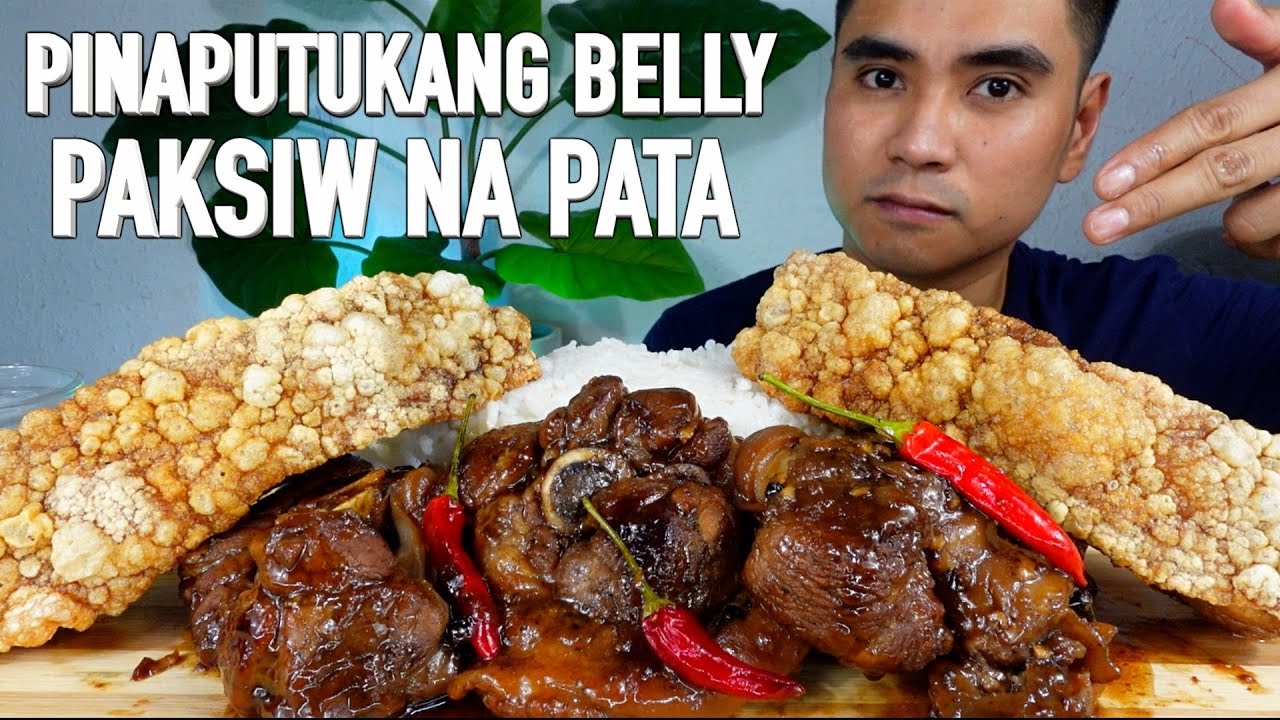 PAKSIW NA PATA AT PINAPUTUKANG PORK BELLY COLLAB with @ewicmukbang