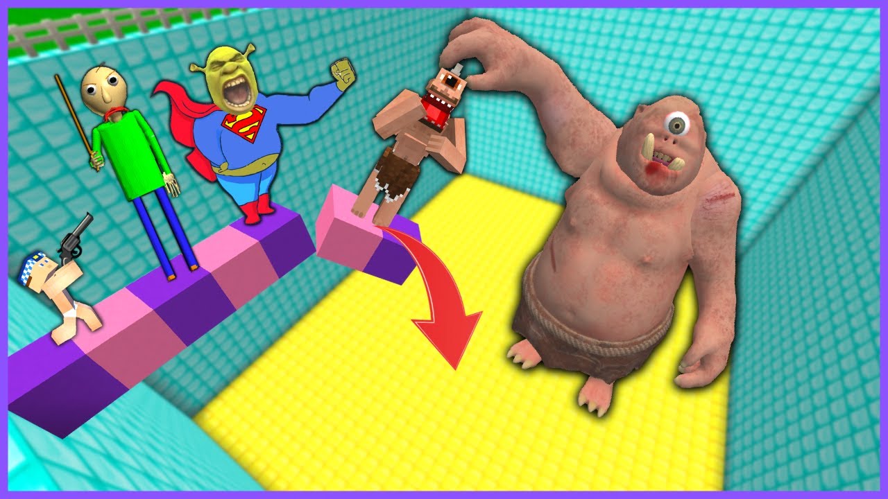 ÖLÜRSEN MUTANT TEPEGÖZ ÇUKURUNA DÜŞERSİN! (BALDİ, HELLO NEİGHBOR, GRANNY) 😱 - Minecraft