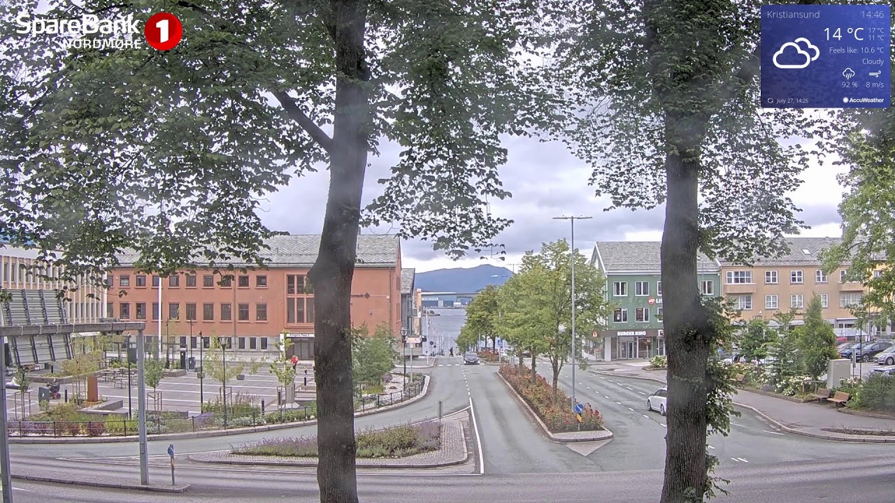 Webkamera Kristiansund - Kongens Plass